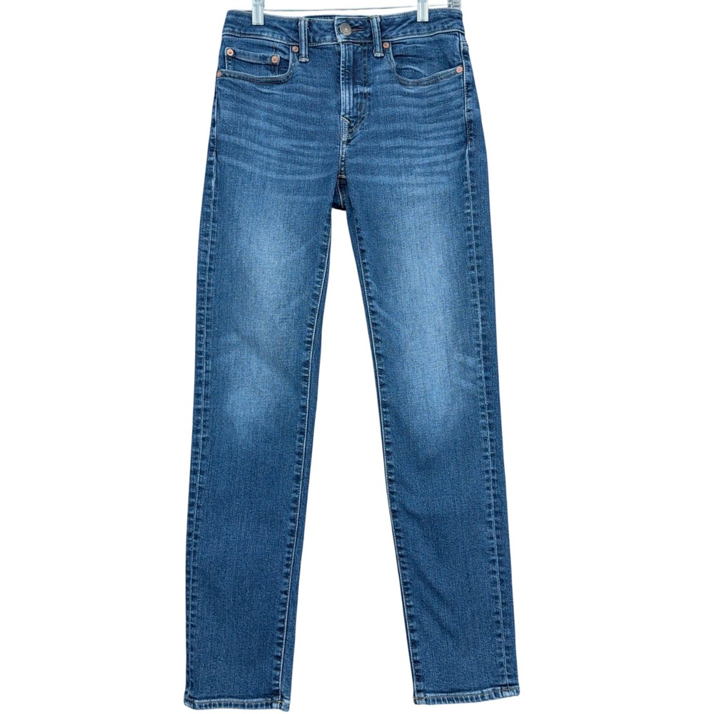 American Eagle Airflex+ Slim Straight Jeans Mens 28x32 Cotton Blend Blue